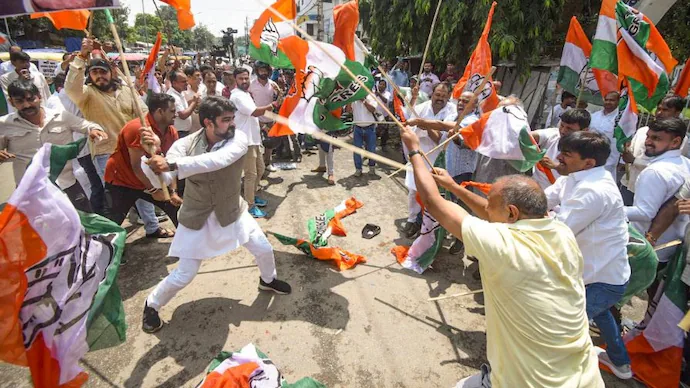 BJP-Congress workers clash