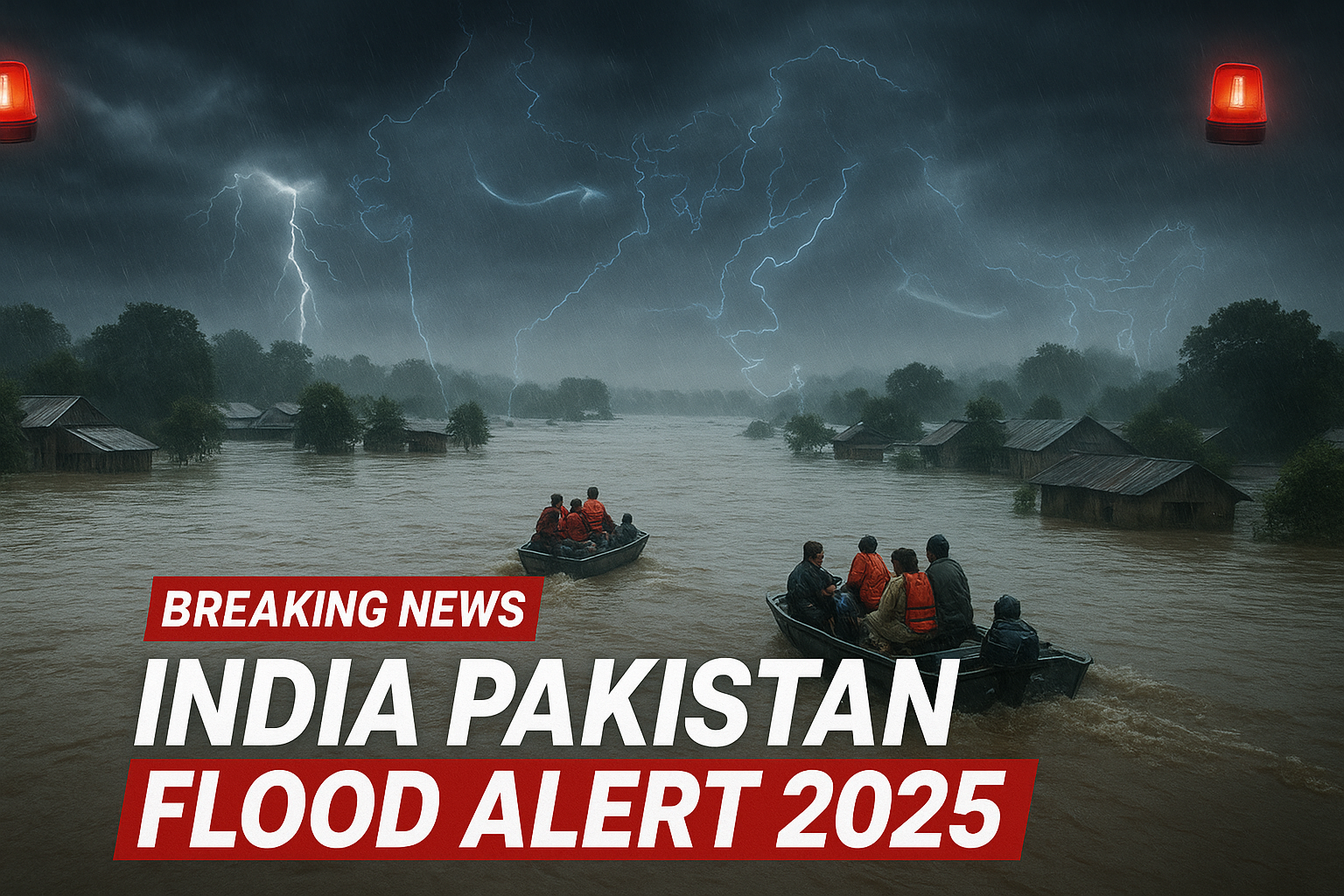 India Pakistan flood alert