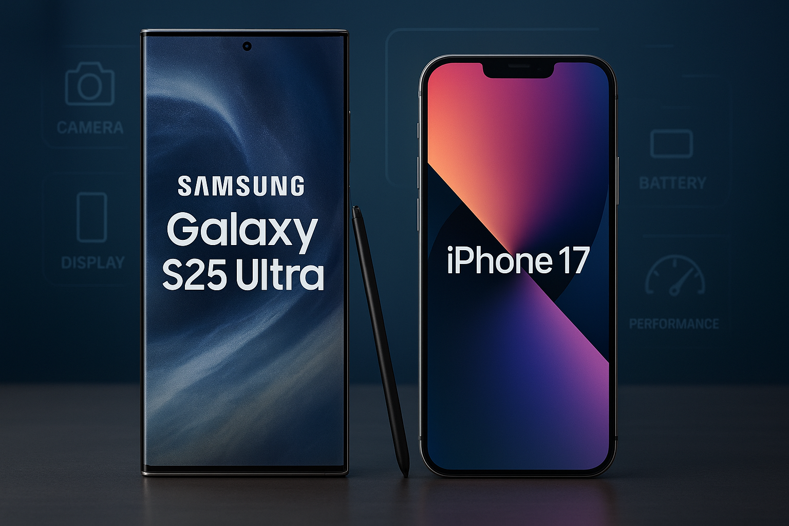 iPhone 17 vs Samsung Galaxy S25 Ultra
