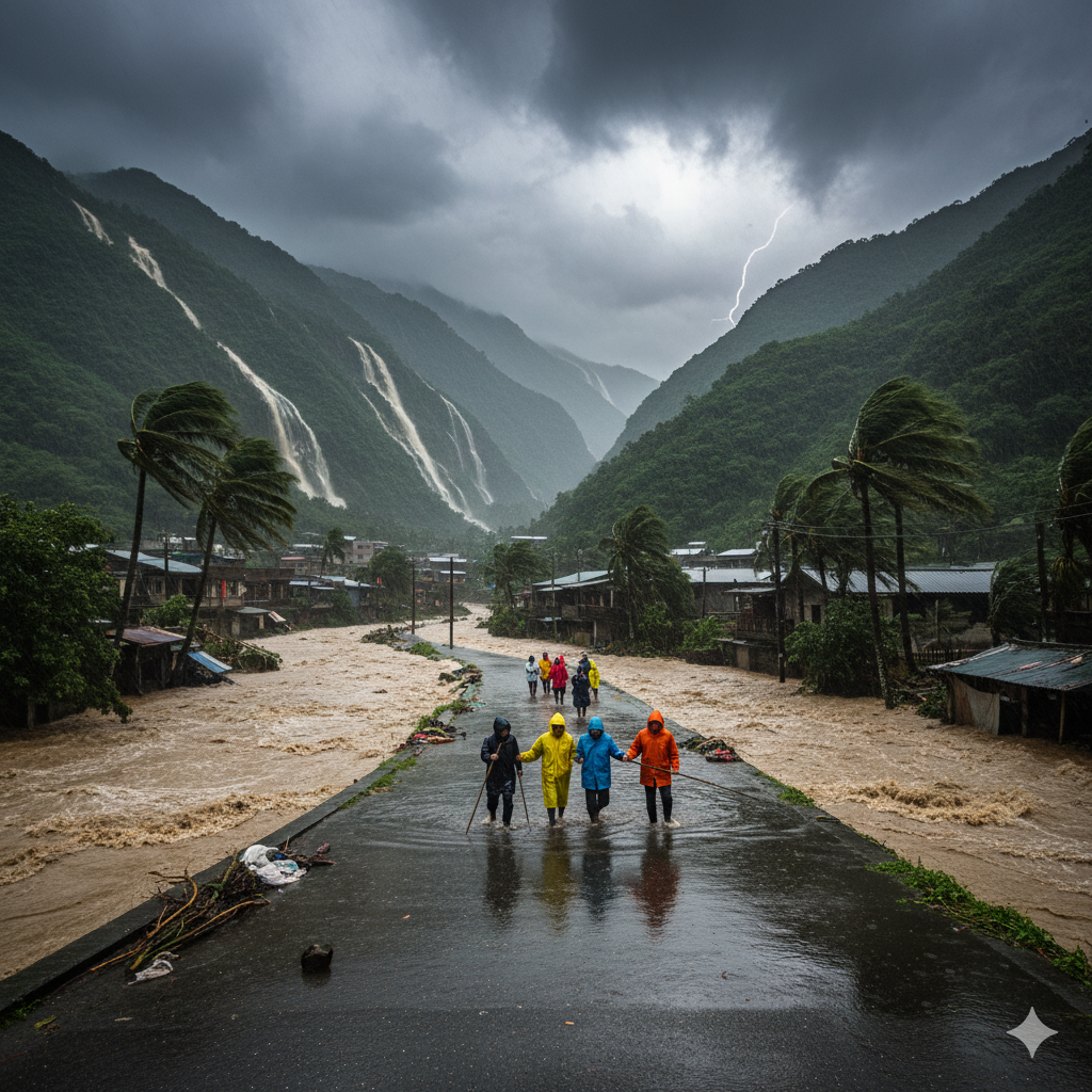Typhoon Ragasa Taiwan Floods